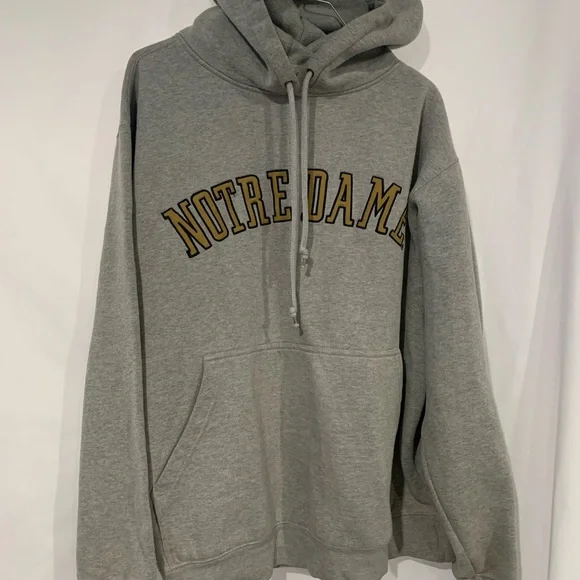 Gray Notre Dame Hoodie - Picture 1 of 6